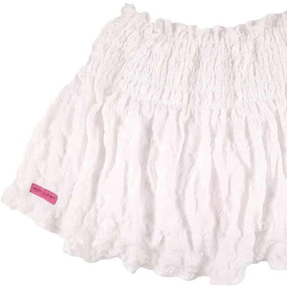 Simply Southern White‎ Stretchy Ruffle Skirt Skorts Size XL - Picture 1 of 5
